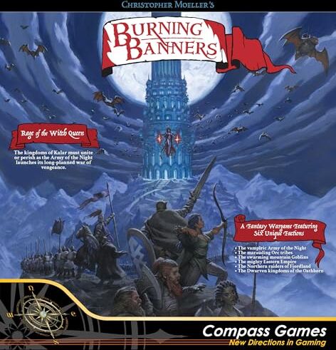All details for the board game Burning Banners and similar games