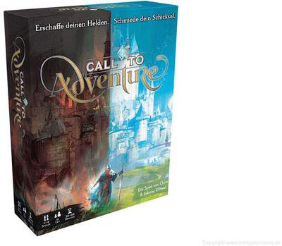 All details for the board game Call to Adventure and similar games