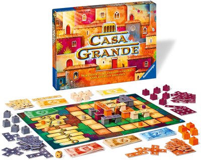 All details for the board game Casa Grande and similar games