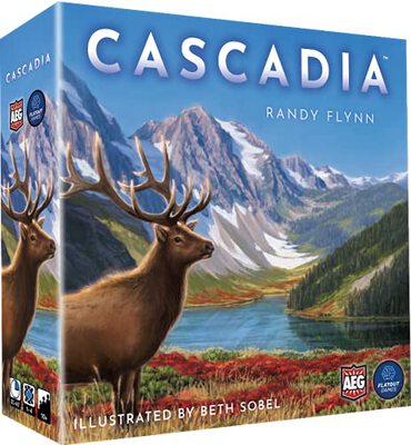 All details for the board game Cascadia and similar games