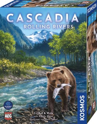 All details for the board game Cascadia: Rolling Rivers and similar games