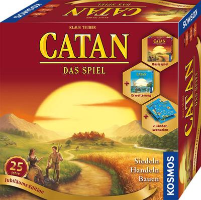All details for the board game Catan: 25 Jahre Jubiläums-Edition and similar games
