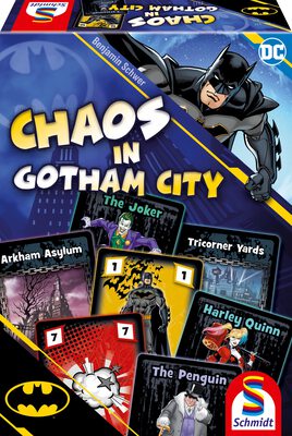 All details for the board game Chaos in Gotham City and similar games