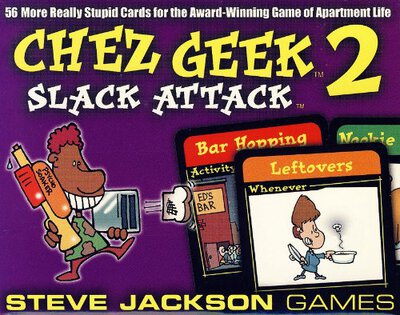 All details for the board game Chez Geek 2: Slack Attack and similar games