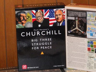 All details for the board game Churchill and similar games