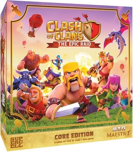 All details for the board game Clash of Clans: The Epic Raid and similar games