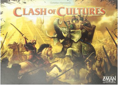 All details for the board game Clash of Cultures and similar games