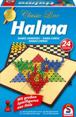 All details for the board game Halma and similar games
