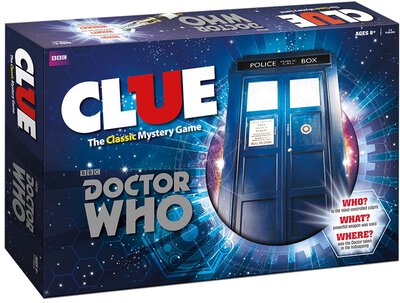 All details for the board game Clue: Doctor Who and similar games