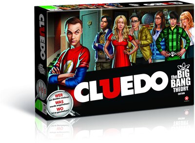 All details for the board game CLUE: The Big Bang Theory and similar games