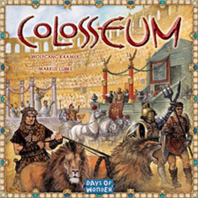 All details for the board game Colosseum and similar games