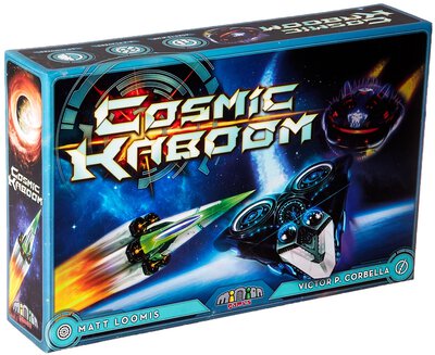 All details for the board game Cosmic Kaboom and similar games
