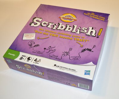 All details for the board game Cranium Scribblish and similar games