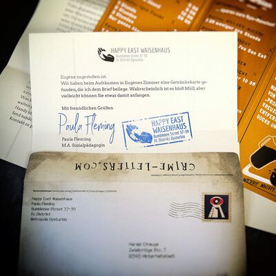 All details for the board game Crime Letters and similar games