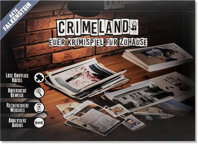 All details for the board game CRIMELAND: Akte Falkenstein and similar games