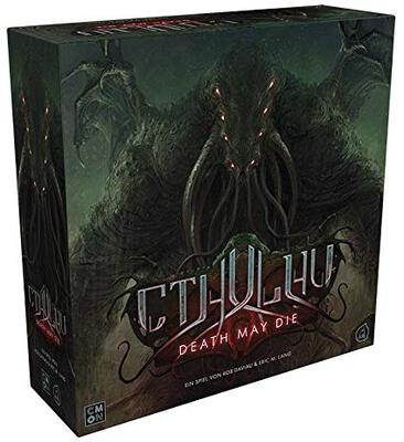 All details for the board game Cthulhu: Death May Die and similar games