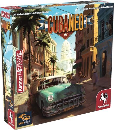 All details for the board game Cubaneo and similar games