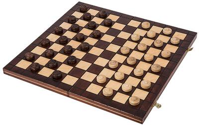 All details for the board game International Checkers and similar games