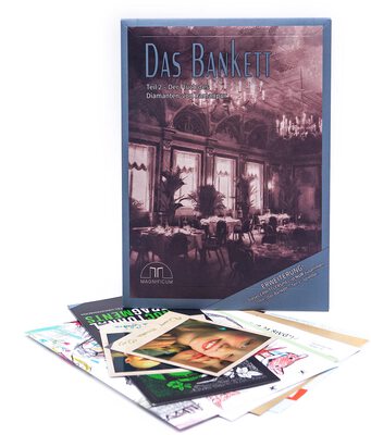 All details for the board game Das Bankett: Teil 2 – Der Fluch des Diamanten von Ramanpur and similar games