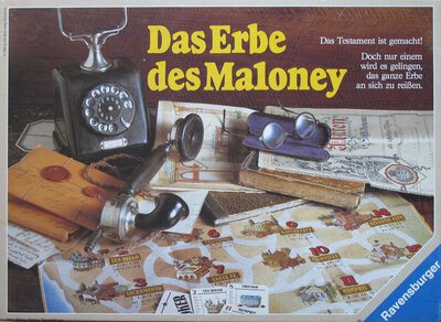 All details for the board game Maloney's Inheritance and similar games