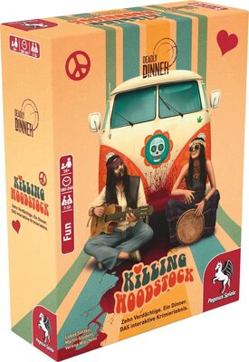 All details for the board game Deadly Dinner: Killing Woodstock and similar games