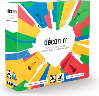 All details for the board game Décorum and similar games