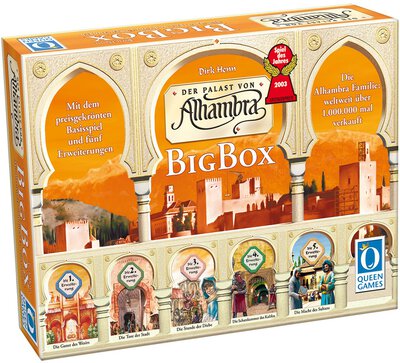 All details for the board game Alhambra: Power of the Sultan and similar games