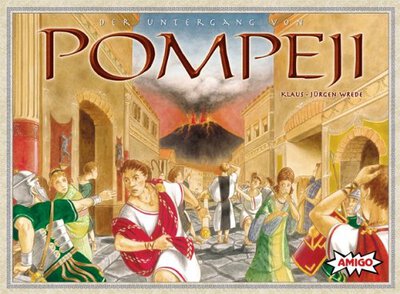 All details for the board game The Downfall of Pompeii and similar games