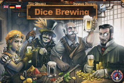 All details for the board game Dice Brewing and similar games