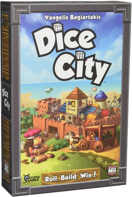 All details for the board game Dice City and similar games