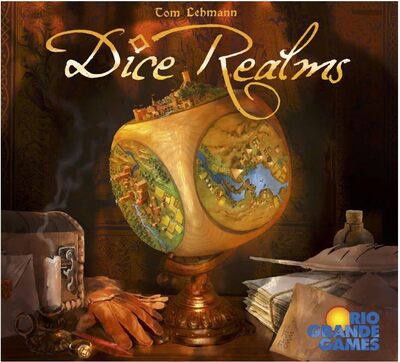 All details for the board game Dice Realms and similar games