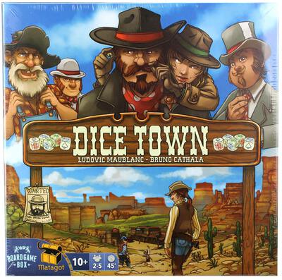All details for the board game Dice Town and similar games