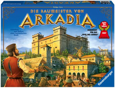 All details for the board game Arkadia and similar games