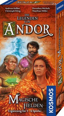 All details for the board game Die Legenden von Andor: Magische Helden and similar games