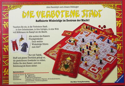 All details for the board game Die Verbotene Stadt and similar games