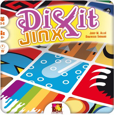 All details for the board game Dixit Jinx and similar games