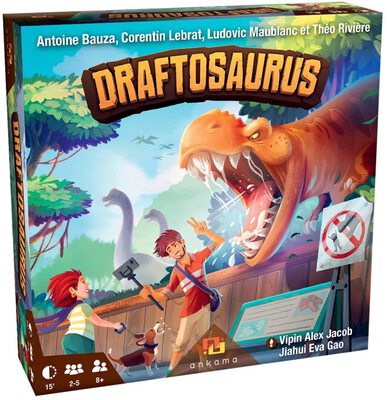 All details for the board game Draftosaurus and similar games