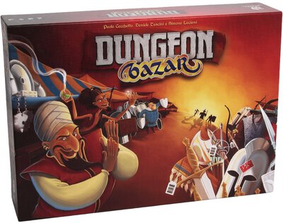 All details for the board game Dungeon Bazar and similar games