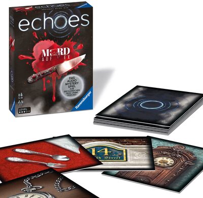 All details for the board game echoes: Mord auf Ex and similar games