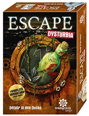 All details for the board game ESCAPE Dysturbia: Gefahr in den Docks and similar games