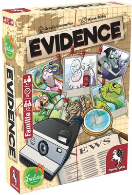 All details for the board game Evidence and similar games
