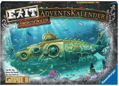 All details for the board game Escape Advent Calendar: The Sunken Submarine and similar games