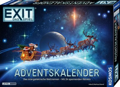 All details for the board game Exit: Das Spiel – Adventskalender 2024: Das intergalaktische Wettrennen and similar games