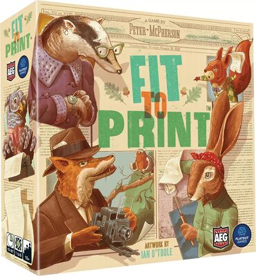 All details for the board game Fit to Print and similar games