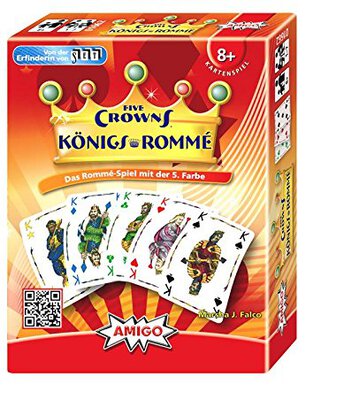 All details for the board game Five Crowns and similar games