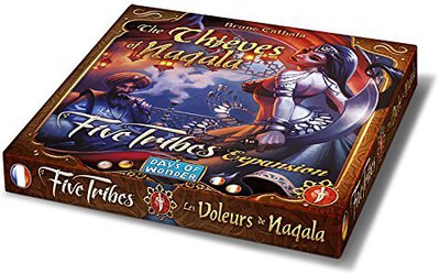 All details for the board game Five Tribes: The Thieves of Naqala and similar games