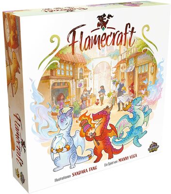 All details for the board game Flamecraft and similar games