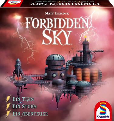 All details for the board game Forbidden Sky and similar games