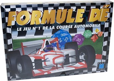 All details for the board game Formula Dé and similar games