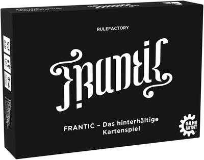 All details for the board game Frantic and similar games